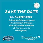 Save the date: 25.08.2022
