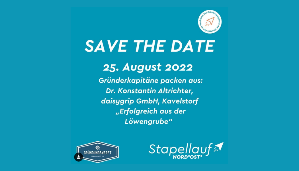 Save the date: 25.08.2022