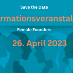 Informationsveranstaltung Female Founders